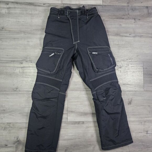 Black Waterproof Motorcycle Pants Ballistic 5.0 - Picture 1 of 9
